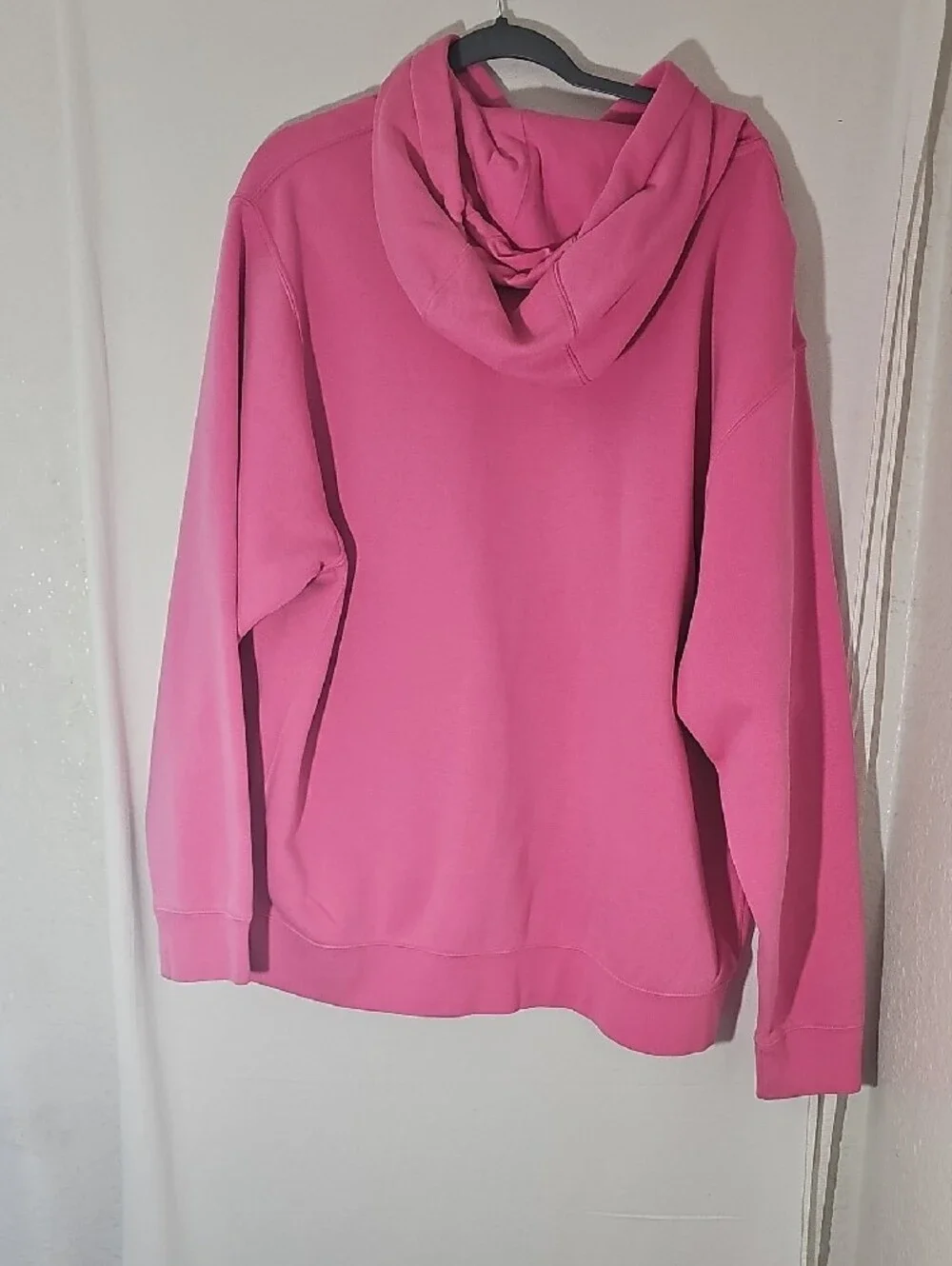 Nike Pink Pullover Hoodie with White Logo